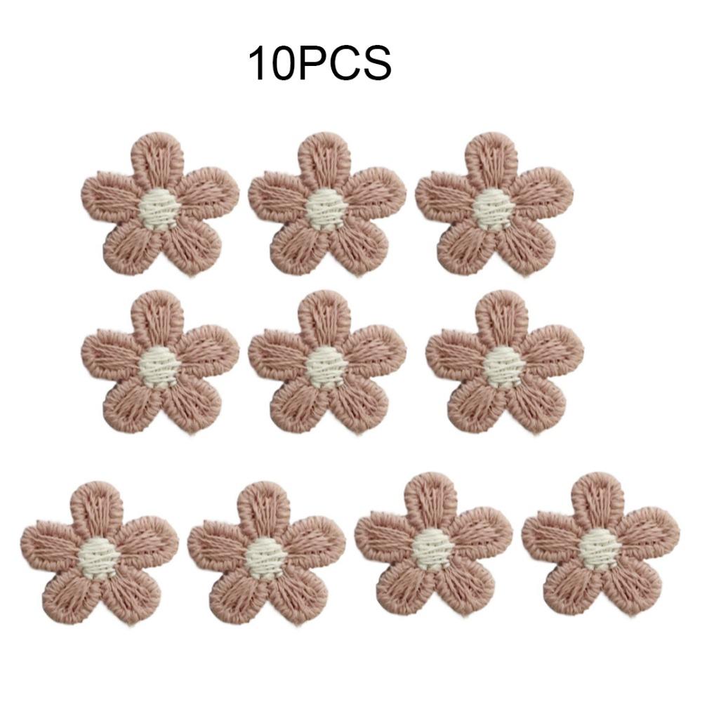 Colorful Flower Shaped Sewing Accessories DIY Handmade Crafts Appliques Patches Headwear Badge
