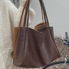 Maillard Women's Large Capacity 2023 Casual Soft Leather Commuter Shoulder Tote Bag