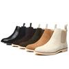 Men's Classic Retro Chelsea Boots Cow Suede Genuine Leather Men British Style Short Ankle Boot Mens Casual Shoes Zapatillas Male