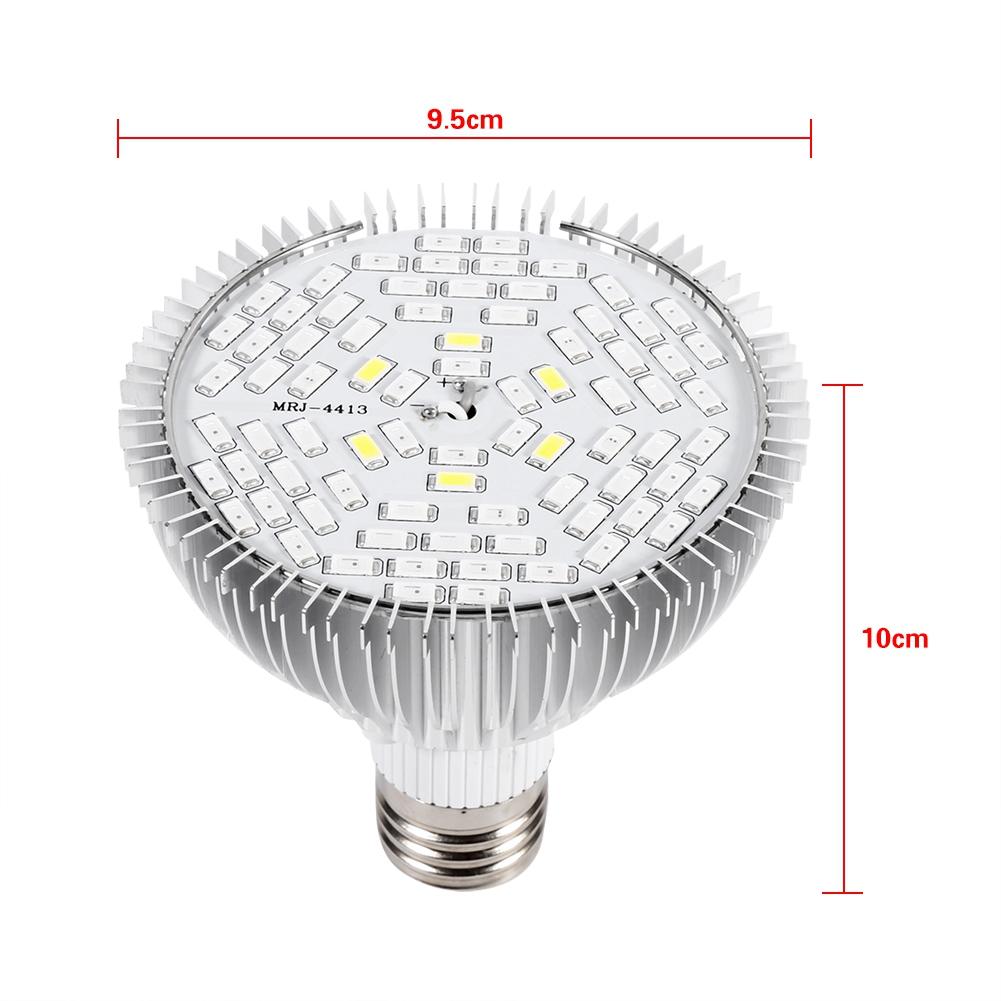 1 шт. 50 Вт полный спектр E27 светодиодные лампы для выращивания растений садоводство выращивание света для сада 78 светодиодов