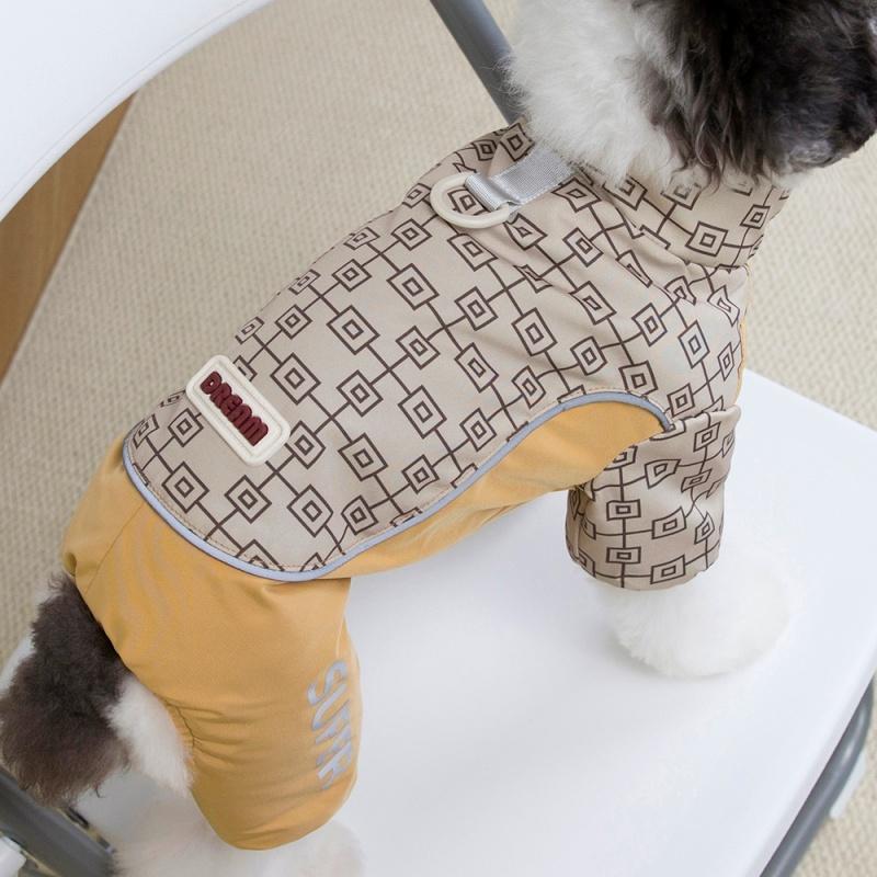Dog Down Jacket Pet Clothes For Small Medium Dogs Cat Winter Warm Fleece Thick Coat Puppy Windproof Reflective Jumpsuit Overalls