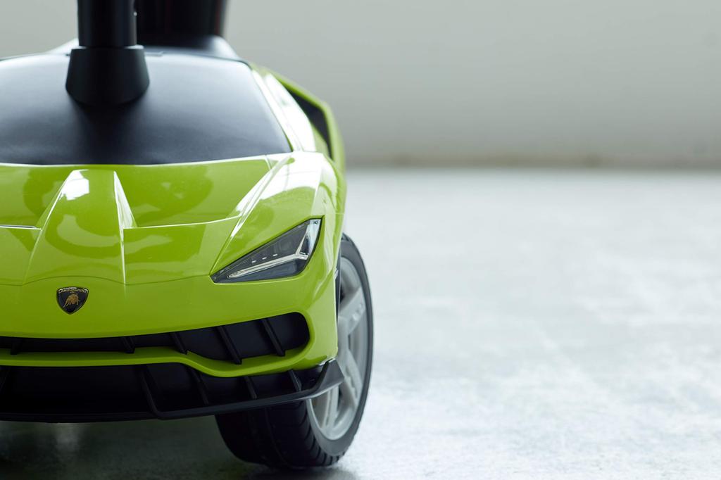 Nonaka Seisakusho Машинка-каталка Lamborghini Centenario с ручкой для толкания, Зеленая