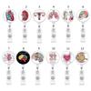 Badge Reels Retractable ID Clip Holder Anatomical Organ Nurse Anatomy Nursing Doctor Medical Name Tags Card Badge