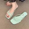 Slippers Women Flats Clip Toe Shoes Dress Designer Summer Woman Sandals 2025 Cozy Flip Flops Casual Slides Femme Shoes