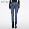 MISS SIXTY Женские джинсы 2025 Осень с высокой посадкой, узкие, укороченные
