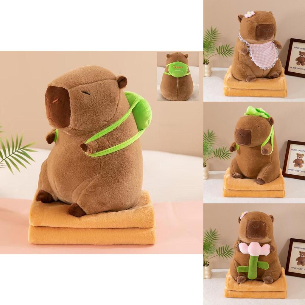 Adorable Capybara Plush Toy Cute 15 Inch Stuffed Animal Pillow For Cozy Comfort