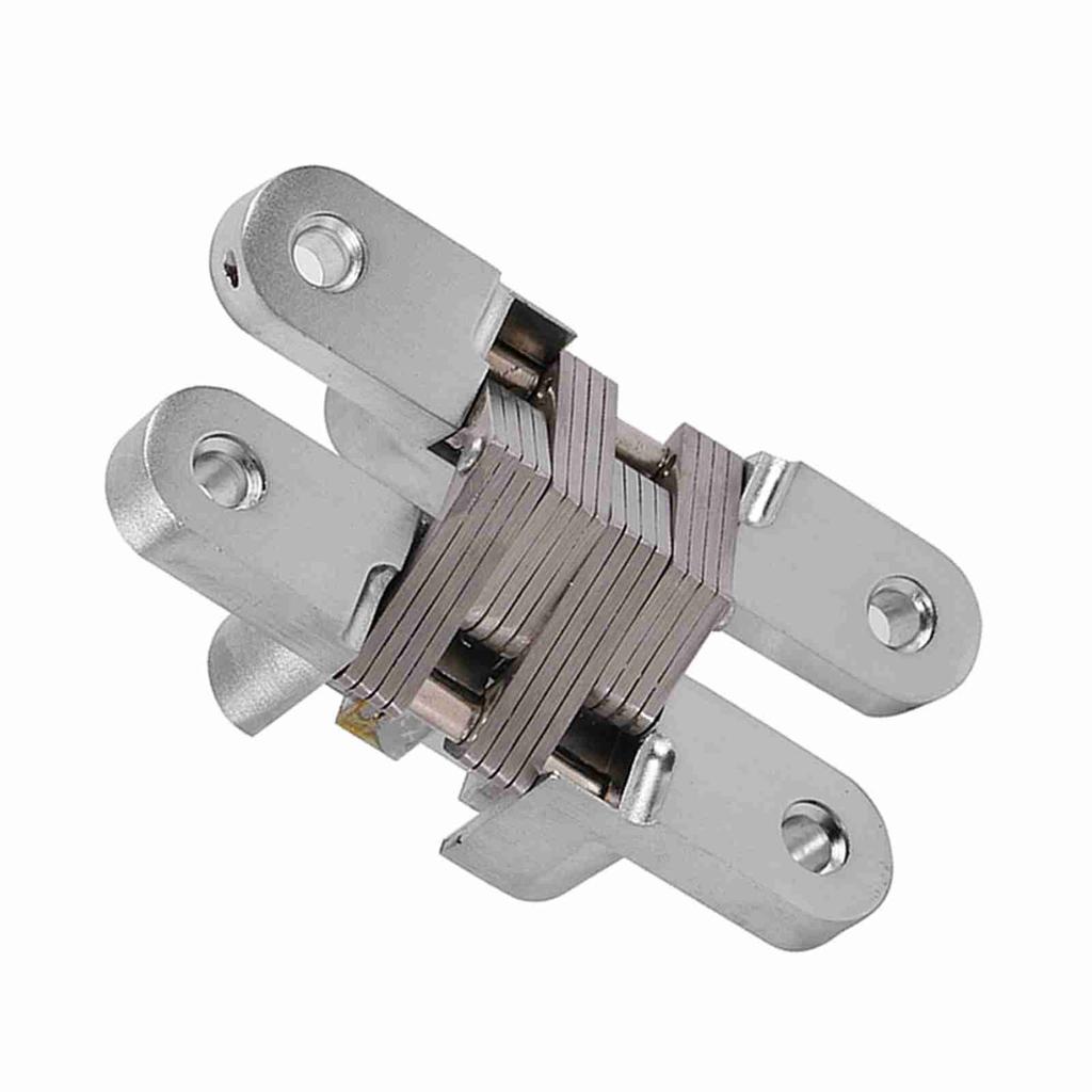 180 Degree Zinc Alloy Invisible Folding Door Cross Hidden Hinges (94mm)