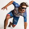 Men Women Triathlon Cycling Suit One-Piece Race Wear Winter Thermal Compression Outfit