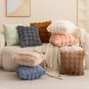 Origin Bubble Plush Cushion Cover: Solid Color Imitation Rabbit Fur Pillow Cover