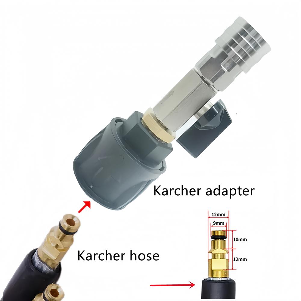 1/4 Quick Connect Stainless Steel Ball Valve Off On Switch for Karcher K2 K3 K4 K5 K6 K7 Pressure Washer Hose Water Flow Control