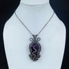 Tree Of Life Amethyst Pendant Gemstone Jewelry, 999 Copper Wire Wrapped  Pendant, Gift For Women Handmade Pendant