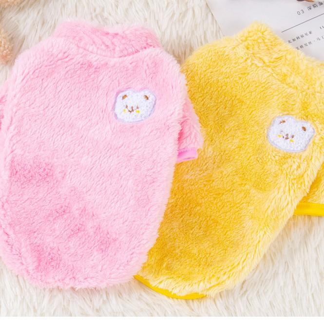 Clearance Promotion Autumn and Winter Dog Clothes Fleece Bear Pet Winter Clothes Bi Bear Pomeranian Cat Clothes Winter Sweater