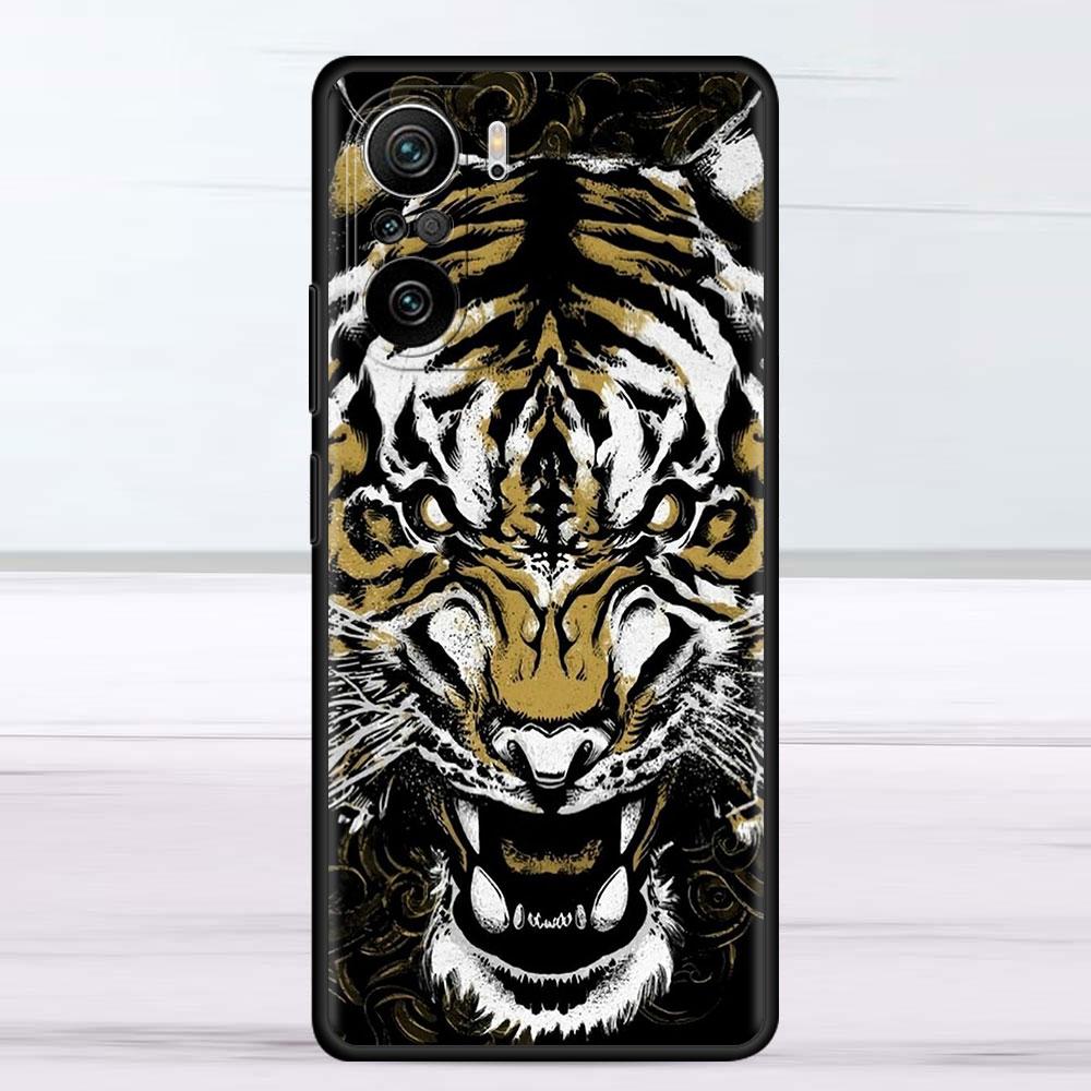 Чехол для Xiaomi Redmi Note 11 9S 10 9 8 7 9A 9C 9i K40 8T 10C 9T K50 силиконовый чехол для телефона Лев Волк