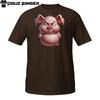 Angry Pig T-Shirt – Funny Grumpy Cartoon Farm Animal Tee