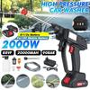 2000W 90Bar Cordless High Pressure Car Washer Spray Water Guns Portable Car Wash Pressure Cleaner Cleaning Machine