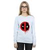 Marvel Женский/Дамский свитшот с логотипом Deadpool Split Splat