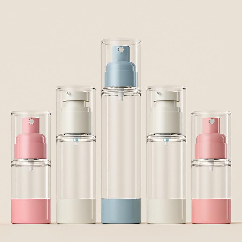 15/30/50ml Nordic Portable Vacuum Press Type Spray Bottle Vacuum Lotion Bottle Travel Cosmetic Separate Refillable Bottling