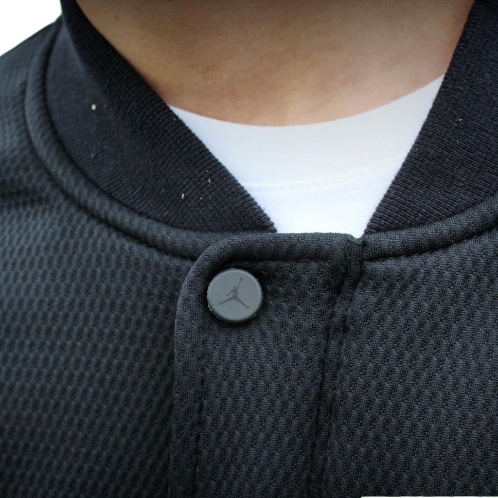 Jordan Повседневная спортивная куртка с цифровым узором Мужская верхняя одежда Черный 777500-010