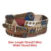 Vintage Rivet Waist Cinch Belt Grommet PU Leather Waistband Fashion Waist Belt  Women Ladies