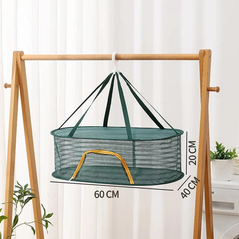 Многослойная подвесная сетка для сушки одежды, подвесная сушилка для одежды, складная сетка для сушки сухих товаров, сушка соленой рыбы, артефакт для сушки, аксессуары для дома