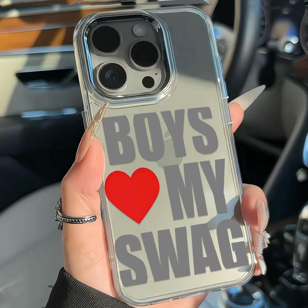 Чехол для телефона Boy My Swag Fashion для iPhone 17 16E 15 11 12 14 13 Pro Max 16 Plus 17E Air Ударопрочный чехол Fundas