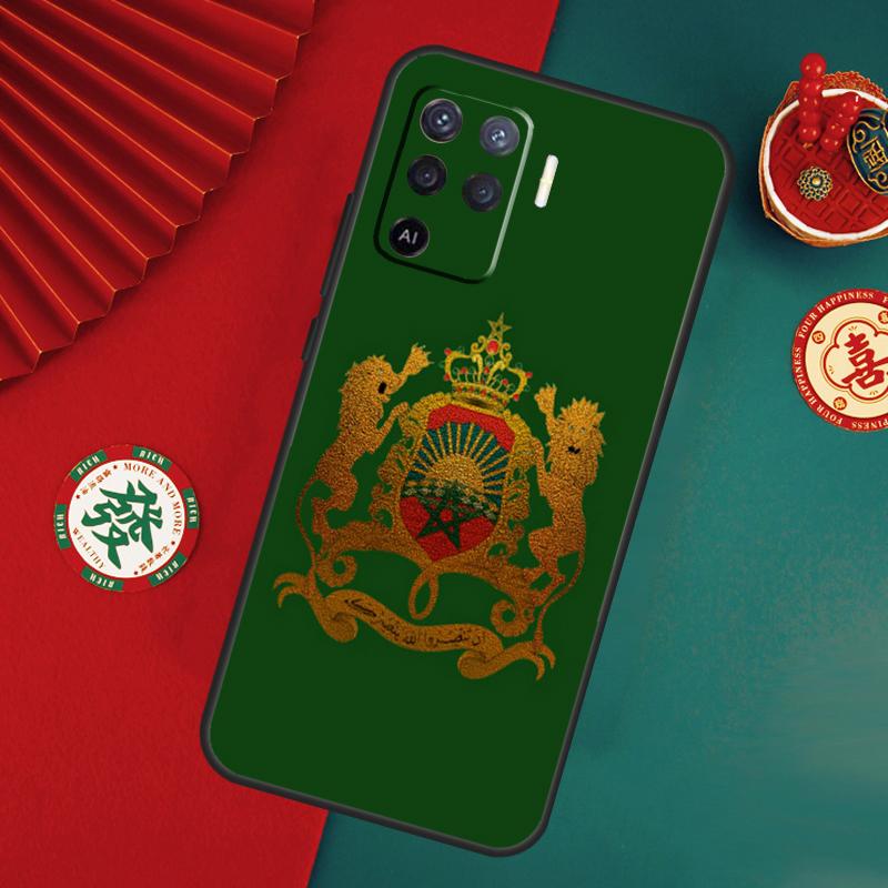 Morocco Flag Passport Case For Oppo A78 A98 A58 A38 A18 A54 A74 A94 A80 A60 A40 A96 A76 A16 A15 A17 A57 A5 A6 Pro