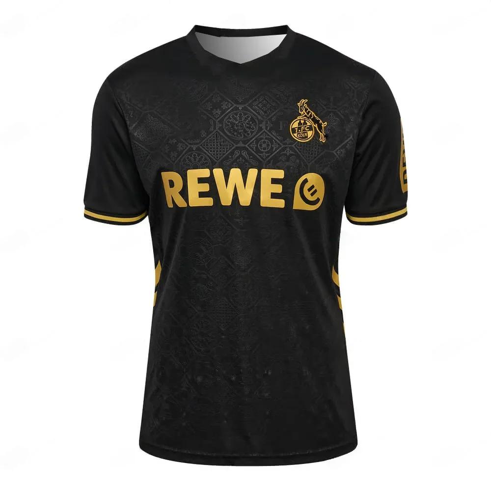 Немецкий сезон 25-26 Футбольный клуб Кельн мужская летняя повседневная спортивная одежда третья домашняя и гостевая 3D-печать взрослые дети унисекс