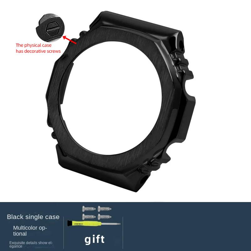 Корпус браслета для часов GA-2100 Мод-комплект для Casio G-SHOCK Farm Oak GA2100 GA2110 GA-B2100 Модифицированная металлическая рамка Ремешок из нержавеющей стали Инструмент