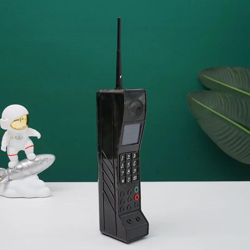1 шт. Художественное железо Антикварный Телефон Модель BigBrother 90-е Ностальгические Старые Вещи 80-е Реквизит Имитация Ретро Украшения Домашние Аксессуары