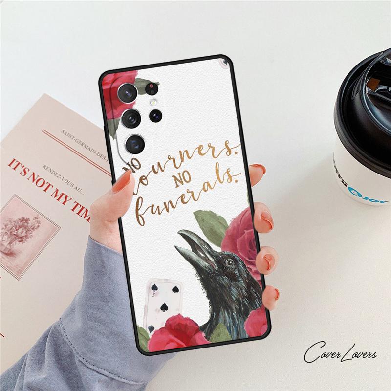 Чехол для телефона Six Of Crows Для Samsung Galaxy S24 S25 S23 S22 Ultra Note 10 20 Plus S20 S21 FE Чехол