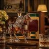 Durable Glass Whiskey Container Decanter, Horse Shape, High Borosilicate Wine Bottle, Gift for Men Preserves Aroma And Flavor Container, Lovers