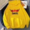 Angel Demon Printed Hoodies Men Women Casual Fashion Classic Autumn Winter O-Neck Long Sleeve Sweatshirts Fleece Pullover