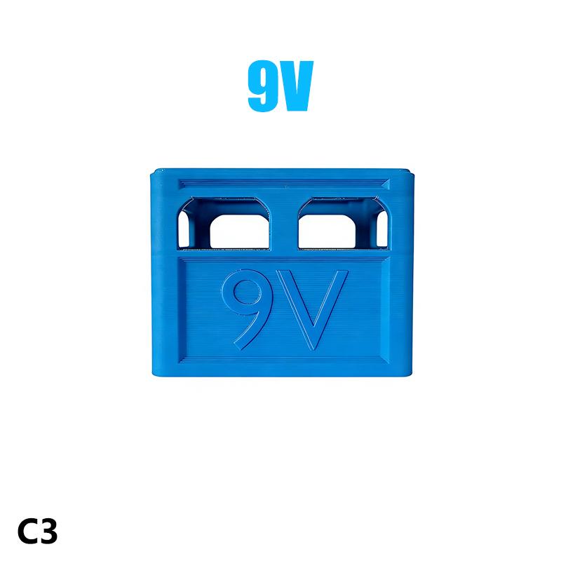 Коробка для хранения батареек Aaa/Aa/9V/Cr2032/Cr2025, штабелируемый органайзер для батареек, декоративный держатель для батареек, коробка для хранения для дома, офиса