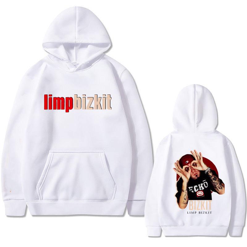 Европейский размер Худи Limp Bizkit с двусторонней печатью