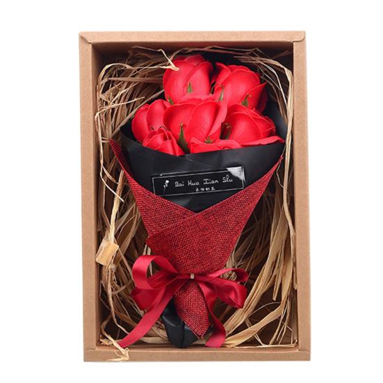 1 букет искусственных роз рука держит цветок фестиваль подарок партия декор