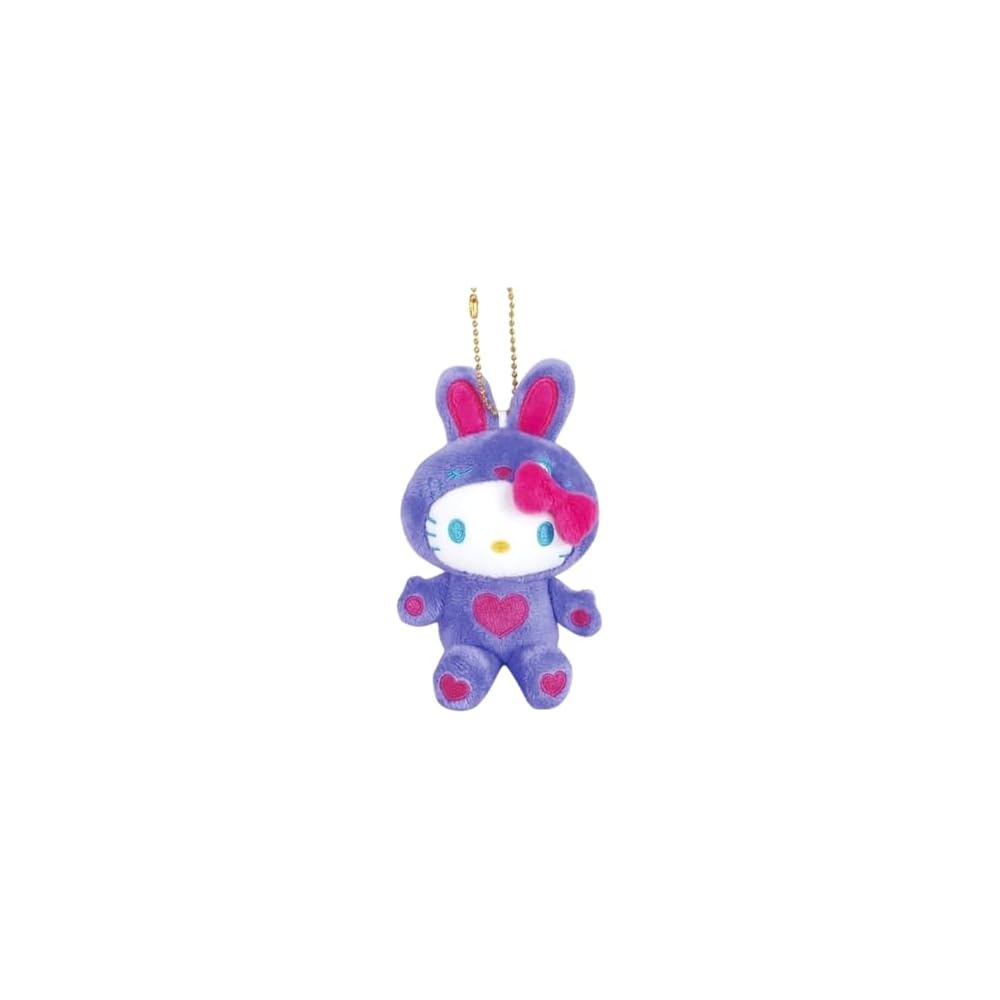 Корпорация Накадзима Коллекция талисманов Hello Kitty Разноцветный Заяц Фиолетовый 12,5 см x 8,5 см x 4,5 см Плюшевая игрушка
