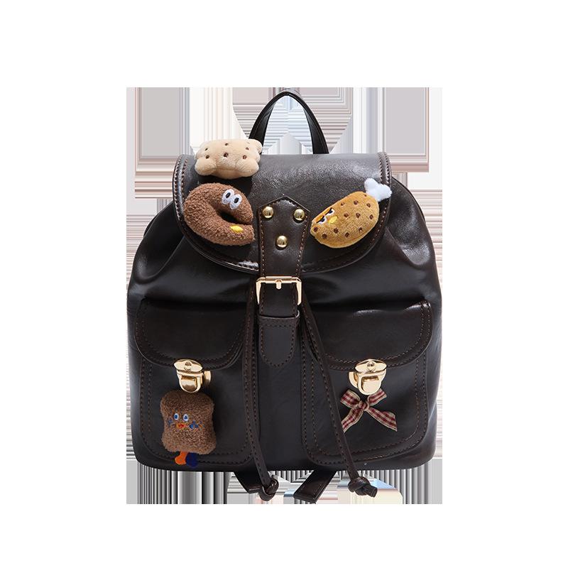 2025 Retro Leopard Print Women's Large-Capacity Backpack – Autumn/Winter Niche Design