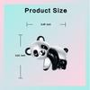 Original 925 Silver Panda Praying Angel Charm Bead CZ Zircon Evil Eye Pendant Gift Fit Bracelet Jewelry DIY Marking