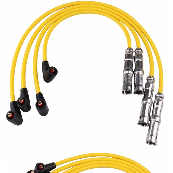 8mm Racing Ignition Spark Plug Wire Set For Volkswagen Jetta Golf Beetle 2.0L 27588 VWC03 CH74211 QW1493 35-4413 Car Accessories