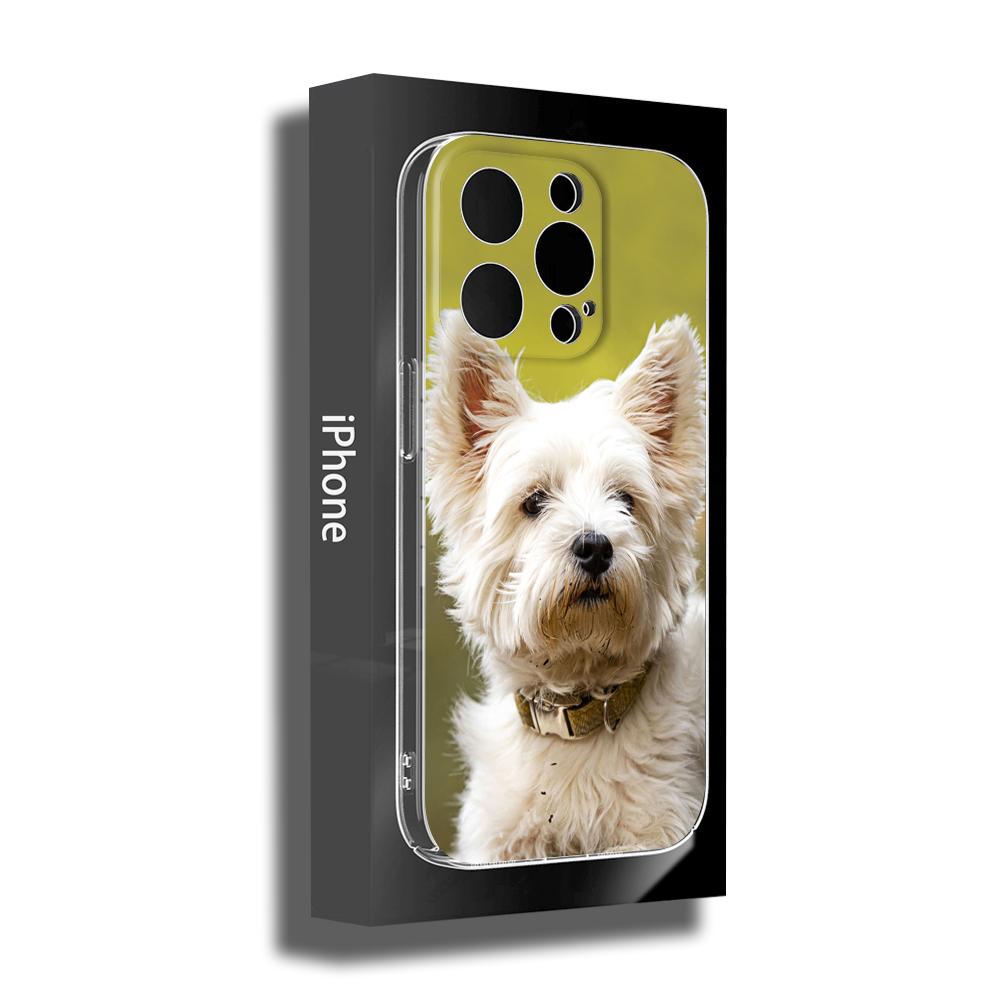West Highland Terrier Westie Phone Case for Iphone 14 11 12 Pro 8 7 14 Plus X Pro MAX 13 MINI XR XS SE 2020 Soft Phone Covers