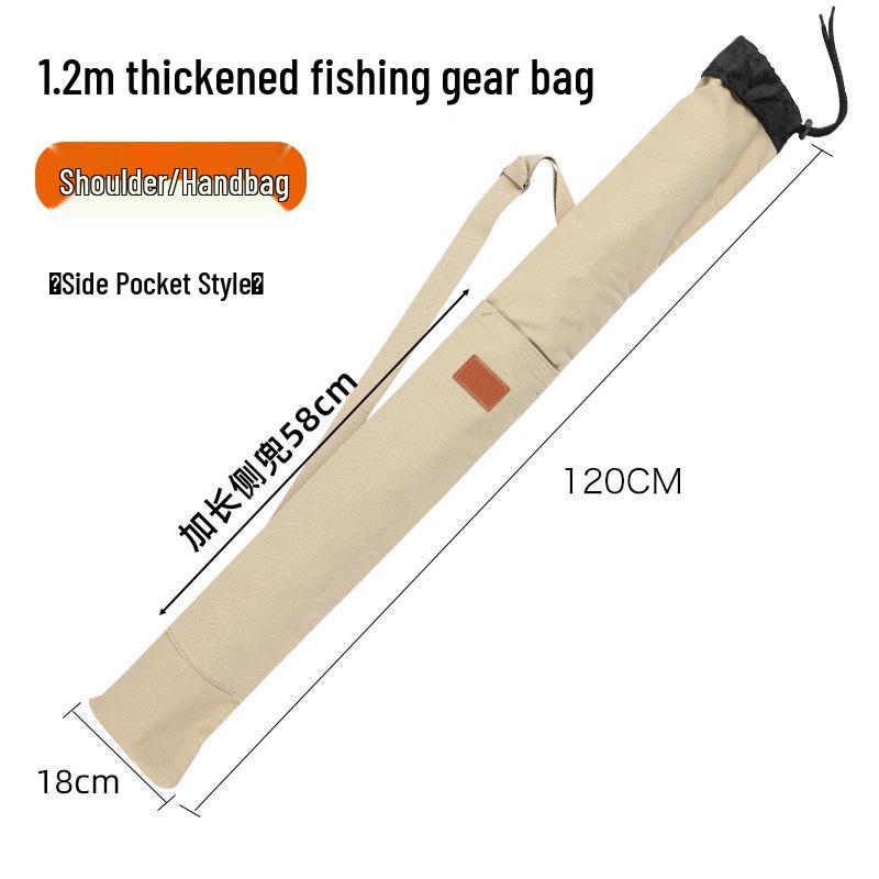 Портативный ящик для рыболовных снастей: Легкая складная сумка для удочки и зонта для морских путешествий на открытом воздухе