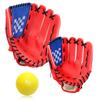 KaRaDaStyle Glove Baseball Set Practice Children Baseball Gloves Soft Gloves for Children Adults Catch Ball Boys Baseball Elementary School Students