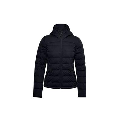 Теплая однотонная куртка-пуховик с капюшоном и длинными рукавами, женская куртка, черная 1355833-001