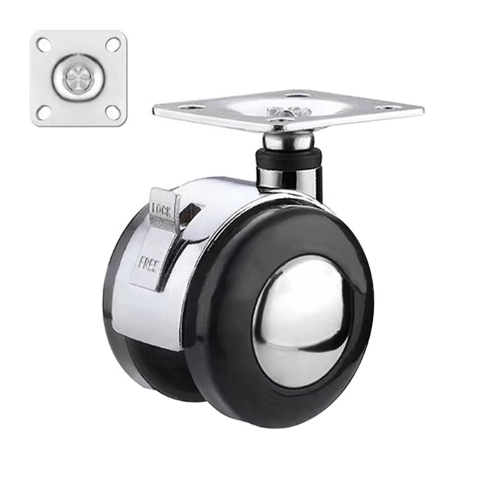 Мягкие резиновые поворотные ролики универсальные универсальные колеса мебельные ролики колеса для детской тележки