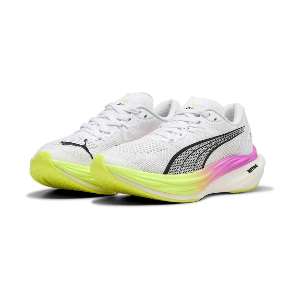 Puma Deviate Nitro 3 Women's White Pure Magenta 309708-18