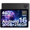 Doogee Планшет TAB G6 11 дюймов Android 16, 30 ГБ + 256 ГБ / 2 ТБ, 8000 мАч и T7250 Восьмиядерный, 4G LTE + 2 Динамика