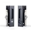 Sliding Door Lock Shift Door Lock Invisible Wooden Door Lock Dark Door Black Shift Door Handle Trip Kitchen Bathroom Door Lock
