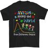 Autism World From Different Angles Autistisches Herren T Shirt 100 Baumwolle Vintage Graphic Fashion Casual