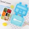 28.15oz Lunch Box Portable Leak Proof Bento Box 5 Compartments Meal Containers With Lid For School Picnic Workers Kitchen Suppli