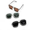 2025 Retro Polarized TR90 Semi-Metal Square Sunglasses for Men & Women